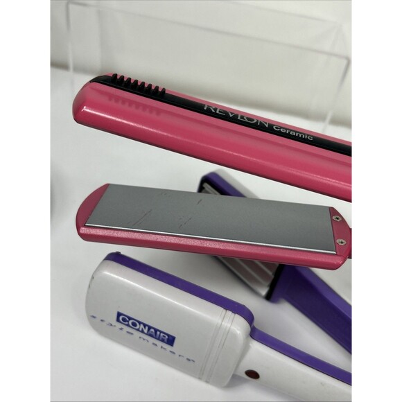 Conair Revlon Crimping Iron Hair Crimper Straightener Flat Iron Lot Tested - Picture 6 of 9